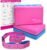 Yoga Blocks 2 Pack with Strap & Guide – Non-Slip EVA Foam Pilates Blocks for Home Workouts, Dance, Ballet, Gymnastics & Stretching Exercise | Ideal Dancer Gifts
