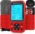 NEOCARBON TENS Unit Muscle Stimulator Pro for Back Pain Relief, Shoulder Recovery and Physical Therapy, Electronic EMS Massager Machine with PMS Pulse for Effective Shock Therapy, Red