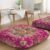 Mandala Meditation Cushion, Boho Meditation Mat, Meditation Pillows for Sitting on Floor, Cushions for Sitting in Home and Outdoor, Square Floor Pillow Cushion Seating for Yoga Accessories 22” X 22”