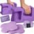 PRO Yoga Blocks | Ergonomic Yoga Block 2 Pack for Wrist Comfort and Support | EVA Foam Exercise Blocks, 2x Knee Pads & Yoga Strap | Pilates Block Set | Bricks to Eliminate Wrist Pain