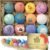 LifeAround2Angels Bath Bombs Gift Set 12 USA made Fizzies, Shea & Coco Butter Dry Skin Moisturize, Perfect for Bubble Spa Bath. Handmade Birthday Mothers day Gifts idea For Her/Him, wife, girlfriend