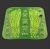 Reflexology Foot Massage Mat Stimulates Blood Circulation Acupressure Feet Massager Plate Board with Magnet (2. Foot Shape Mat)